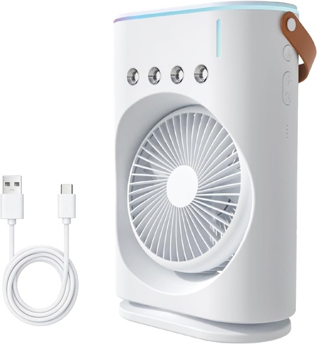 Bílý ventilátor Extrastar FS-30