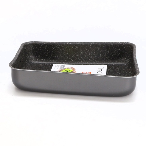 Panvica na lasagne Alluflon Tradition Italy, hliník, čierna, 31 x 23 cm