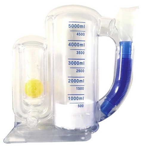 Trenažér dýchania, pľúcny trenažér, pľúcny trenažér, 5000 ml