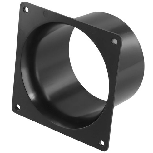 Prírubová spojka potrubia 120 mm, spojka potrubia s prírubou – okrúhle PVC vetracie potrubie – vetracie