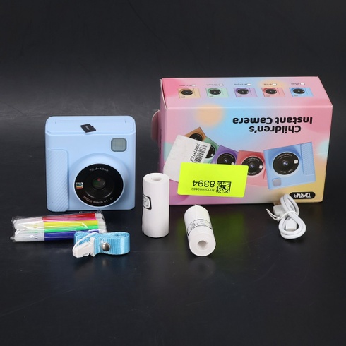 Detský instantný fotoaparát TIATUA, 2,4 palcový instantný fotoaparát pre deti s 32GB kartou a tlačou