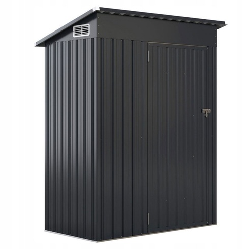 Záhradný plechový domček GT4222GR, 1,5 m³, 150 x 90,5 x 185 cm, antracit - B