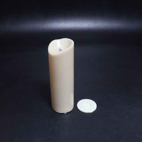 LED sviečky EXTSUD 31,5 cm × 10 cm s diaľkovým ovládaním, odolné proti striekajúcej vode, s časovačom,