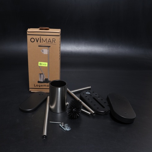 Súprava toaletných potrieb Ovimar 3 v 1, Lagemade, strieborná | Súprava toaletných potrieb so silikónovým