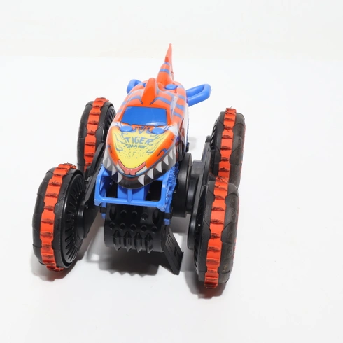 Hot Wheels Monster Trucks hračka na diaľkové ovládanie, veľká RC hračka Tiger Shark Climber s 3