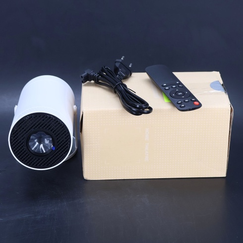 Mini LED projektor Fineade biely