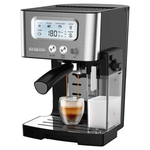 Pákový kávovar Sencor SES 4090SS strieborný - Vrátené, použité