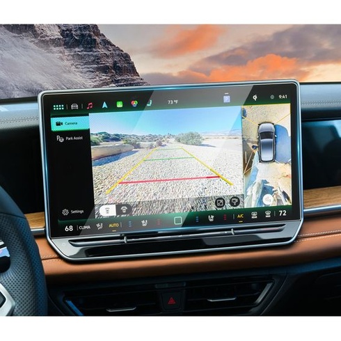 YEE PIN kompatibilný s novým ochranným puzdrom pre navigáciu VW Tiguan 3 2024 2025, tvrdené sklo 9H