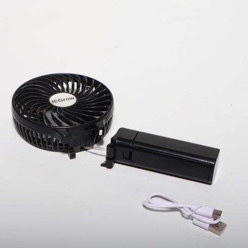 IEGrow mini ručné ventilátory, prenosný USB ventilátor s dobíjacou batériou, skladacie ventilátory sa