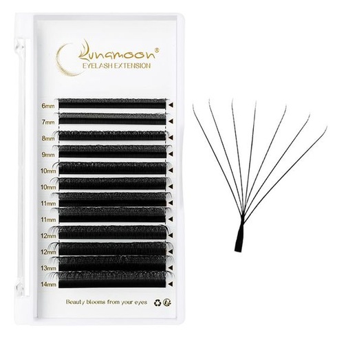 Lunamoon Volumen Wimpern 7D W Wimpern extension (7D-0.07-D, 6-14mm) 7D-0.07-D 6-14mm