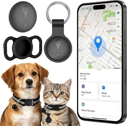 GPS obojok pre mačky, tracker pre psov, bez nutnosti mesačného predplatného