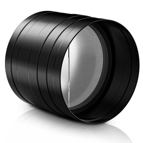 Zpětný ventil HG Power DN 100 mm pro instalaci do potrubí, pozinkovaná ocel s těsnicí gumou a