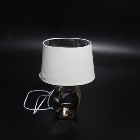 Stolová lampa Reality Leuchten Taba biela