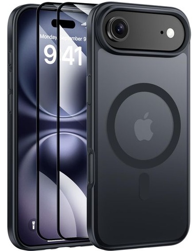 Matný kryt X-level pre iPhone Air, pre MagSafe, čierny