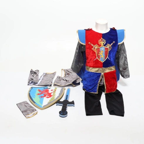 Kostým rytiera TinkerPlay pre chlapcov, stredoveký kostým s pláštenkou, hračka, halloweenskej cosplay