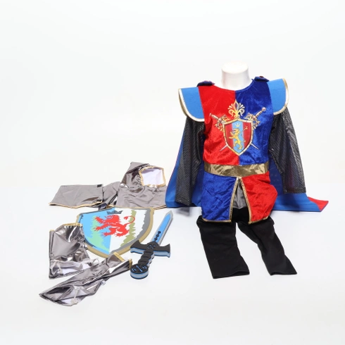 Kostým rytiera TinkerPlay pre chlapcov, stredoveký kostým s pláštenkou, hračka, halloweenskej cosplay