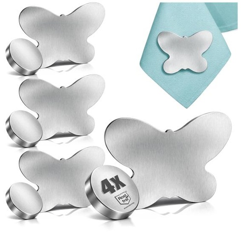 Com-four® 4X závaží na ubrusy, magnetické závaží na ubrusy s motýlím motivem