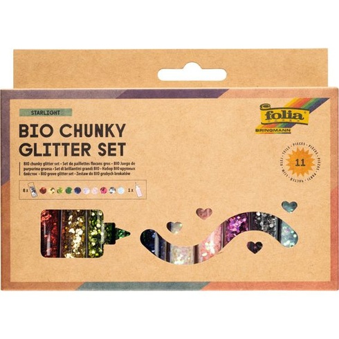 Folia 5891 - Sada trblietok Chunky STARLIGHT, 10 ceruziek