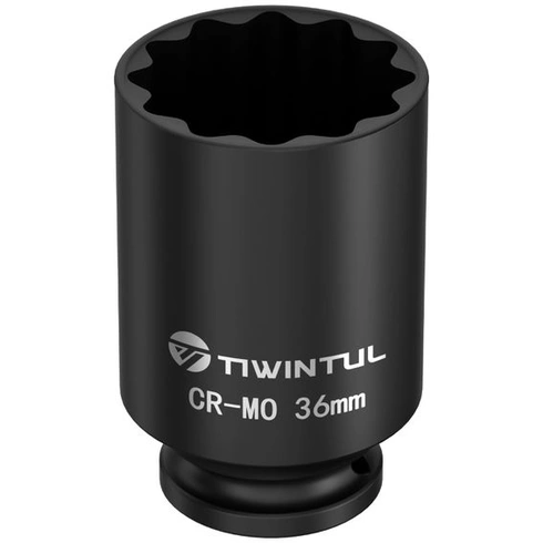 1/2 palcové rázové nástrčné klíče 36 mm, 12hranný elektrický nástrčný klíč 36 mm (12hranný)