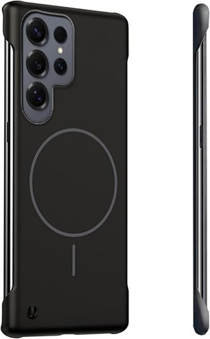 Bezrámový kryt FAOMSEBS pre Samsung S26 Ultra s MagSafe (pocit holého kovu) [vstavaný silný
