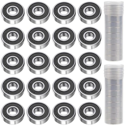 20 ks kuličkových ložisek 12x28x8 mm, ložisko 6001 2RS Dvojitě chráněná kuličková ložiska s
