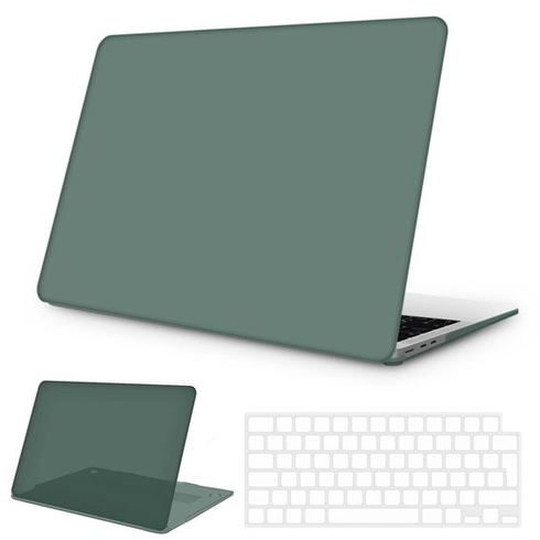Púzdro pre MacBook Air 15 palcov 2026-2023 M2 M3 M4 M5, tmavo zelené tmavo zelené MacBook Air 15,3