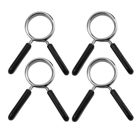 DEANKEJI 4dielne objímky na činku 30 mm, objímka na činku, pružinová oceľ