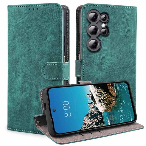 Kožený kryt na telefón pre Oukiteľ C61/C61 Pro, peňaženka s RFID ochranou, magnetické ochranné