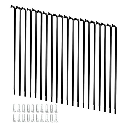 Drôty pre elektrobicykle, elektrobicykle, trojkolky, 12G, 2,5 mm, oceľ, 131 mm-298 mm, s medenou krytkou,
