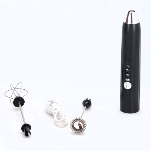 Elektrický napěňovač mléka, USB dobíjecí elektrický napěňovač mléka, elektrický šlehač 3