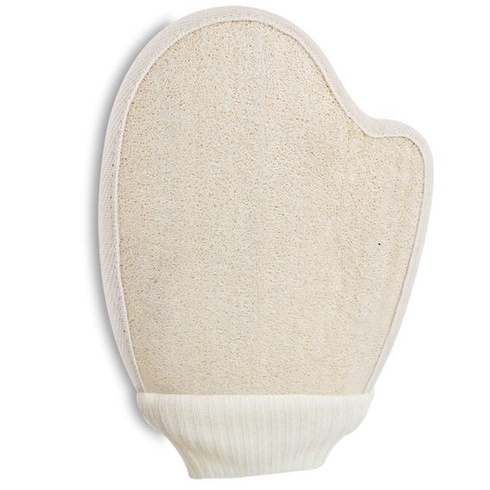 OWIIZI Korejské exfoliační rukavice z lufy, sprchové rukavice z lufy pro ženy