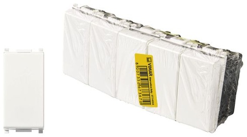 Prepínač Vimar Plana 0T14004 1P 10 AX 250 V~, 5dielny, podsvietený (signálna jednotka nie je súčasťou