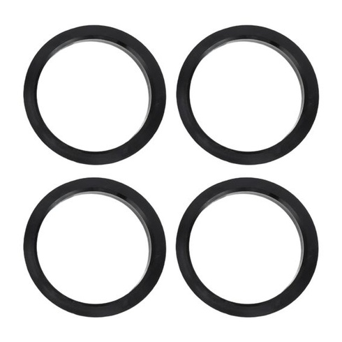 INFINAUTO Středicí kroužky pro náboje kol, 4 kusy, pro náboje kol, ABS plast, 61,4 mm
