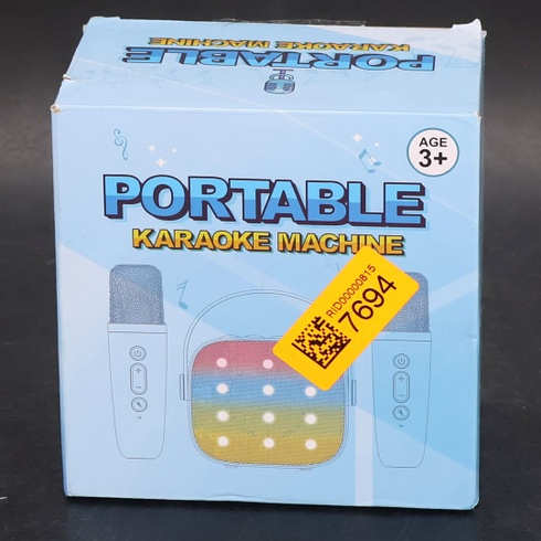 Braxel Karaoke automat se 2 Bluetooth mikrofony pro děti, vánoční dárek pro dívky 3-12 let,