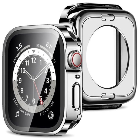 Puzdro Amizee 2 v 1 [2 kusy] kompatibilné s Apple Watch SE 3/2/1 Series 6/5/4 44 mm s ochranou