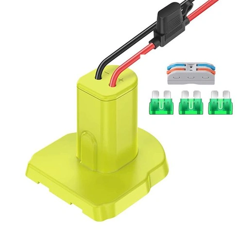Adaptér POFET Power Wheel s pojistkovým napájecím konektorem pro 18V baterii Ryobi, RC auta,