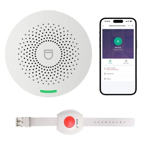 Tlačidlo núdzového volania pre seniorov s WiFi