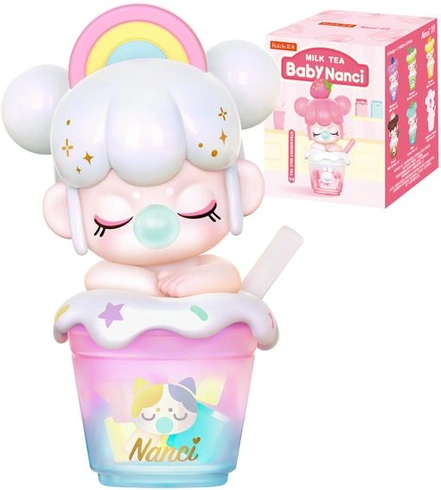Rolife Milk Tea Blind Box, 1 náhodná figúrka zo 6, anime akčná figúrka 8,5 cm zberateľská hračka