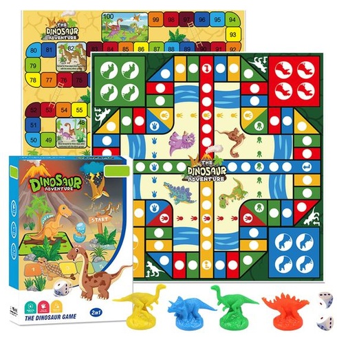 Cestovná hra Ludo pre deti a stolová hra s rebríkom