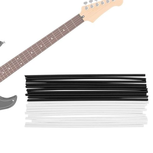 20 značiek pre gitarové struny, hroty pre gitarové struny 2 mm, čierne hroty pre gitarové struny,