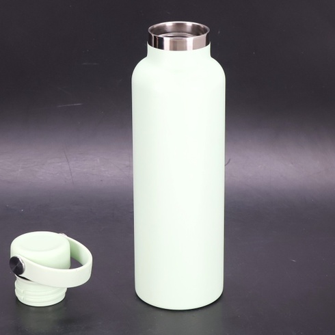 Vákuovo izolovaná fľaša na vodu Hydro Flask z nerezovej ocele s nepriepustným vekom Flex a práškovým