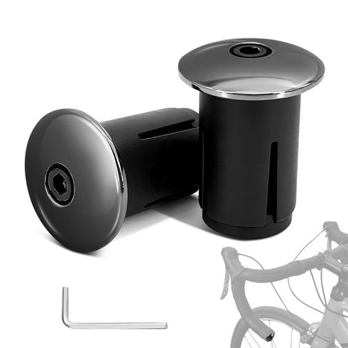 Koncovky riadidiel pre cestné bicykle - Koncovky riadidiel z hliníkovej zliatiny, vhodné pre riadidlá