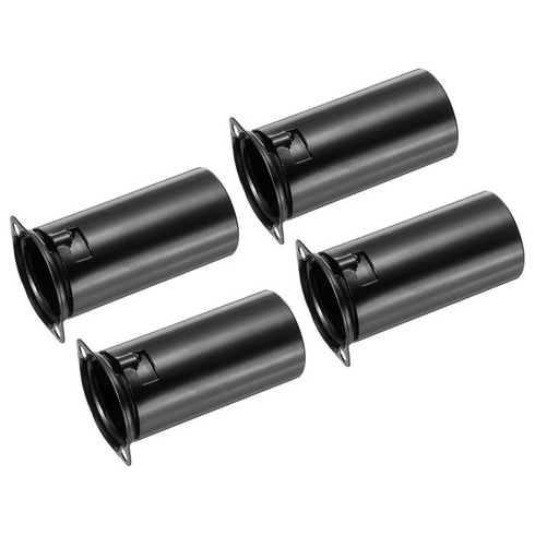 QUARKZMAN 4dielna objímka na rúrky, 9 pinov, ventil, priemer 25,4 mm, čierna