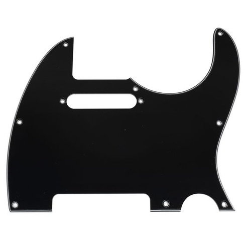 Musically Pro 8-dírkový pickguard pro elektrickou kytaru Tagima TW-55 Tele Style, 3vrstvý, černý