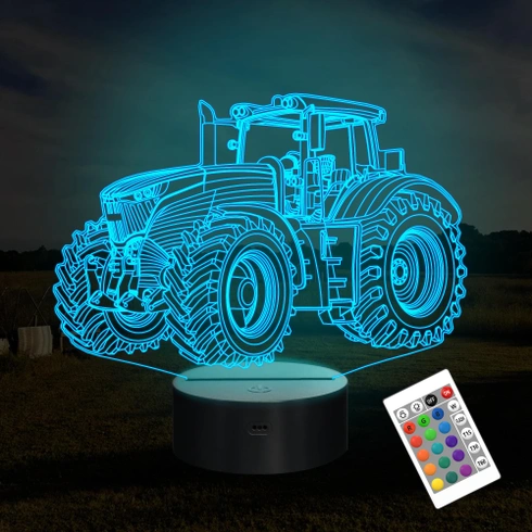 Nočná LED lampička traktor Attivolife