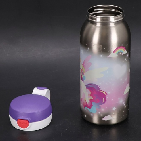 Fľaša na pitie Mepal nerezová Unicorn Glow