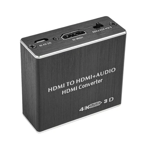 HDMI na HDMI audio extraktor, 4K x 2K audio extraktor, rozbočovač s 3,5mm stereo audio rozbočovačem