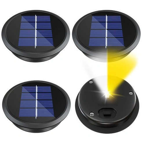 4 kusy náhradné nástavce pre solárne svetlo 8,5 cm, náhradný solárny panel pre vonkajšie osvetlenie
