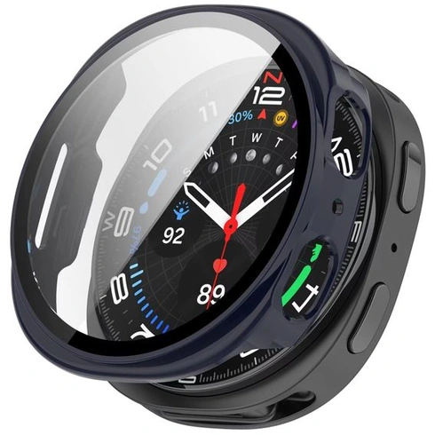 Puzdro TingYR kompatibilné s Samsung Galaxy Watch 8 40mm, PC + ochrana displeja z tvrdeného skla,