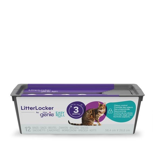 Náhradná kazeta Litter Genie LitterLocker od Litter Genie EasyRoll, 3-mesačná, jedna veľkosť